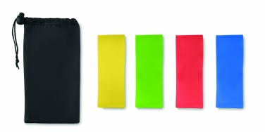 Logo trade corporate gift photo of: Set of 4 TPE fitness bands