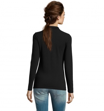 Logotrade business gift image of: PERFECT WOMEN LSL POLO  180