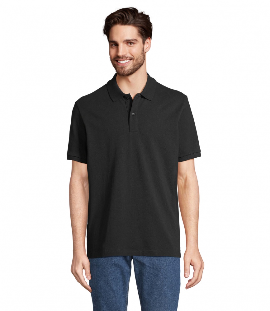 Logo trade advertising products image of: PEGASE Polo Organic 210g