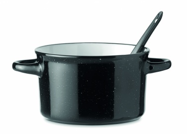 Logo trade promotional giveaway photo of: Ceramic vintage bowl 550 ml