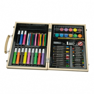 Logotrade promotional merchandise photo of: Big wooden painting set MAXI