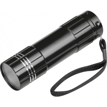 Logo trade promotional merchandise photo of: 6 COB metal torch MONTARGIS