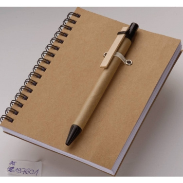 Logo trade promotional merchandise image of: A6 ECO Notepad KEYSTONE