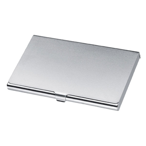 Logo trade promotional gifts picture of: Metal business card holder CORNWALL