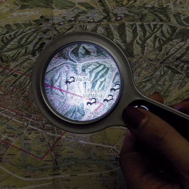 Logotrade promotional items photo of: Magnifying glass with LED GLOUCESTER