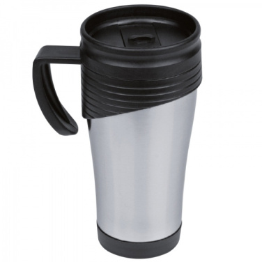 Logo trade promotional gifts picture of: Stainless steel thermo cup EL PASO 400 ml
