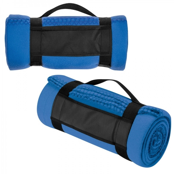 Logo trade promotional gifts picture of: Big fleece blanket NASHVILLE