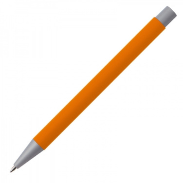 Logo trade advertising products image of: Metal ballpen soft touch ABU DHABI