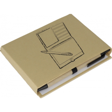 Logo trade promotional giveaways image of: Adhesive note pad ST. LOUIS