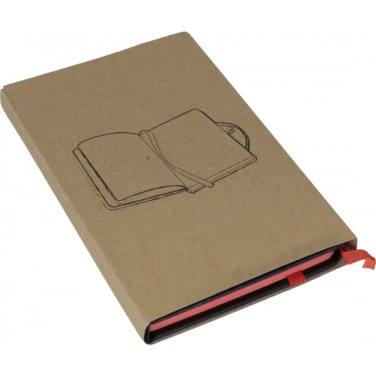 Logo trade promotional product photo of: Notebook A6 ROSTOCK