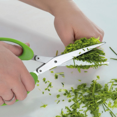 Logo trade promotional giveaways image of: Chive scissors BILBAO