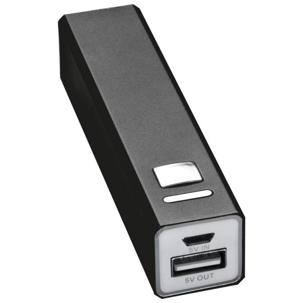 Logotrade promotional products photo of: Metal power bank PORT HOPE 2200mAh
