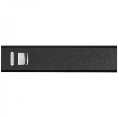 Logo trade corporate gifts image of: Metal power bank PORT HOPE 2200mAh