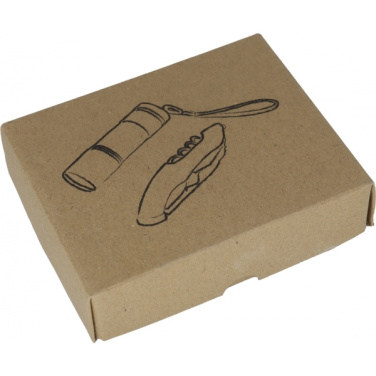 Logotrade promotional gift picture of: Set torch and pocket knife DOVER
