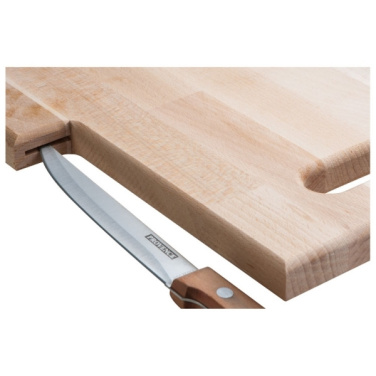 Logotrade promotional products photo of: Wooden board with knife LIZZANO