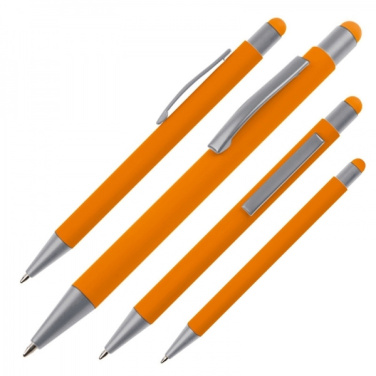 Logotrade corporate gift image of: Metal ballpen touch pen soft touch SALT LAKE CITY