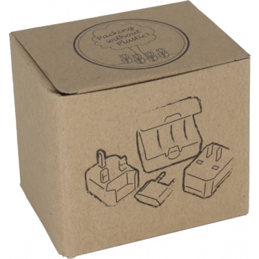 Logo trade promotional merchandise image of: Travel adapter PERU