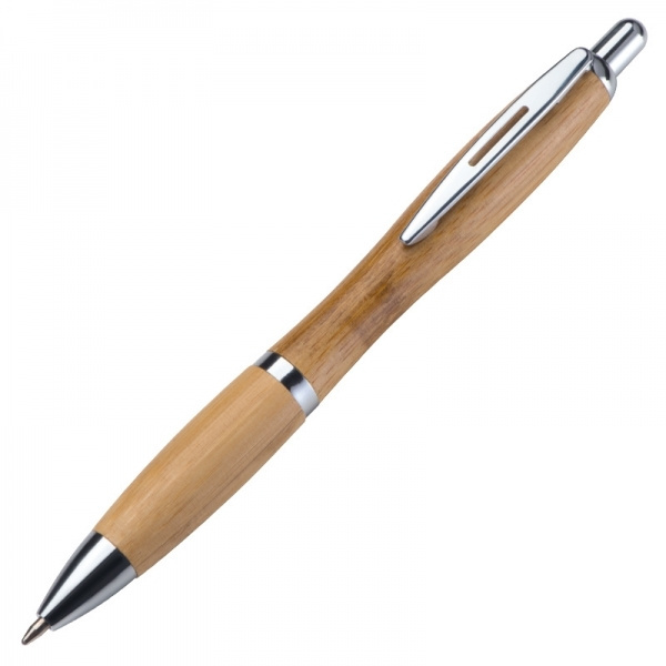 Logo trade advertising products image of: Wooden ballpen BRENTWOOD