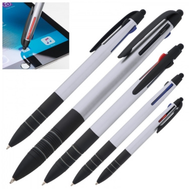 Logotrade promotional giveaway picture of: Plastic ballpen 3in1 BOGOTA