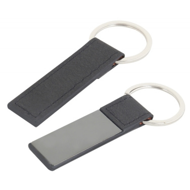 Logo trade promotional items image of: Keyring with mirror effect PENRITH