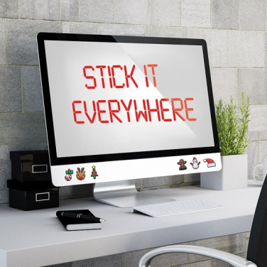 Logo trade promotional giveaways picture of: Christmas sticker (single pc) TORONTO