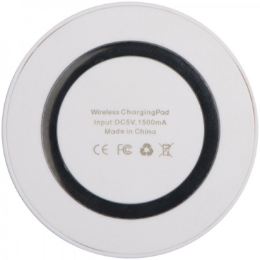 Logo trade promotional merchandise image of: Induction charger KARTHAGO