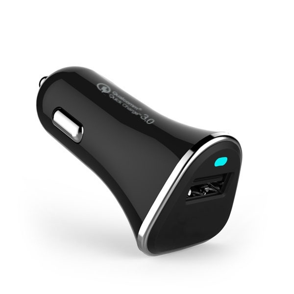 Logotrade promotional merchandise image of: Car charger (Qualcomm Quick Charge 3.0)