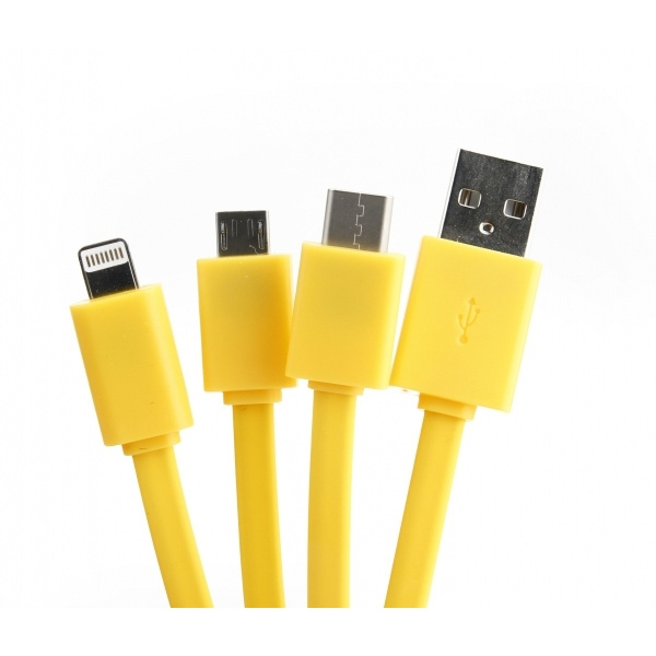 Logo trade promotional gift photo of: Personalized charging cable 3in1