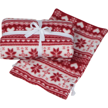 Logotrade promotional giveaway image of: Christmassy blanket DEBRECEN
