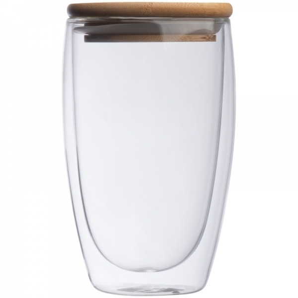 Logo trade business gift photo of: Double-walled glass ZAKOPANE 500 ml