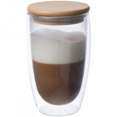 Logo trade promotional item photo of: Double-walled glass ZAKOPANE 500 ml