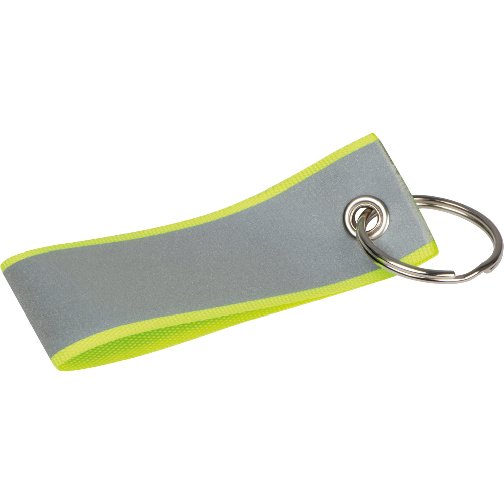 Logo trade advertising products image of: Reflective keyring