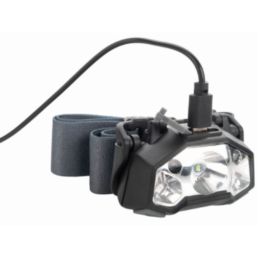 Logo trade promotional merchandise picture of: Head lamp MINO Schwarzwolf