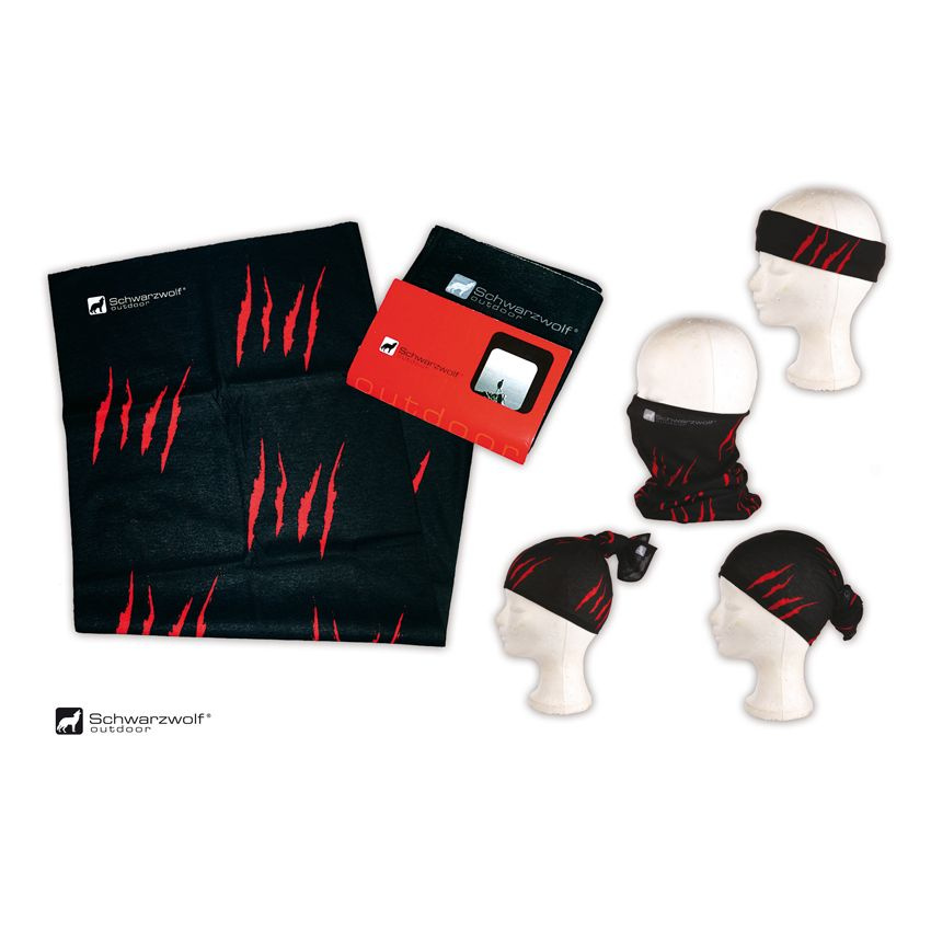 Logotrade promotional products photo of: Multifunction bandana BANDANA Schwarzwolf