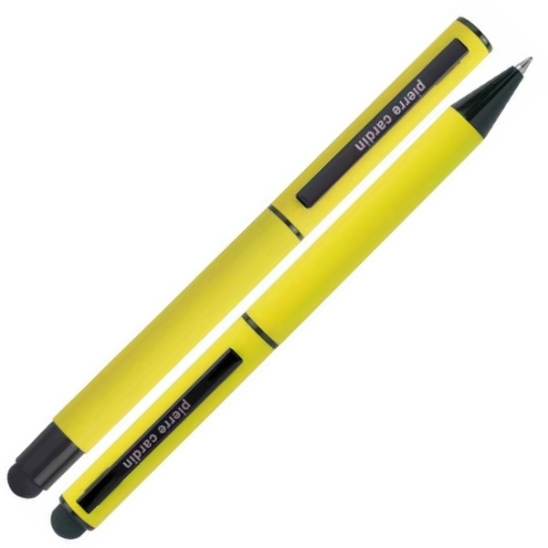 Logotrade promotional merchandise picture of: Writing set touch pen, soft touch CELEBRATION Pierre Cardin