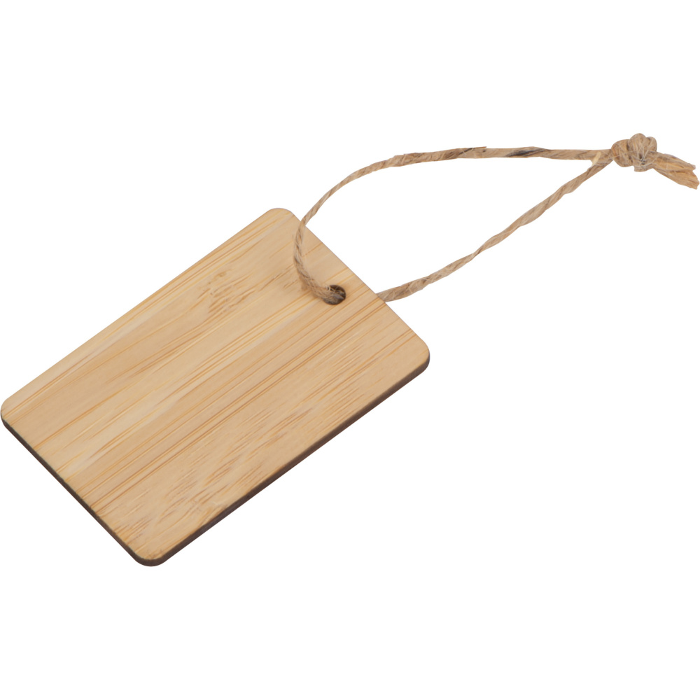 Logo trade corporate gifts image of: Bamboo Pendant SALAMANCA