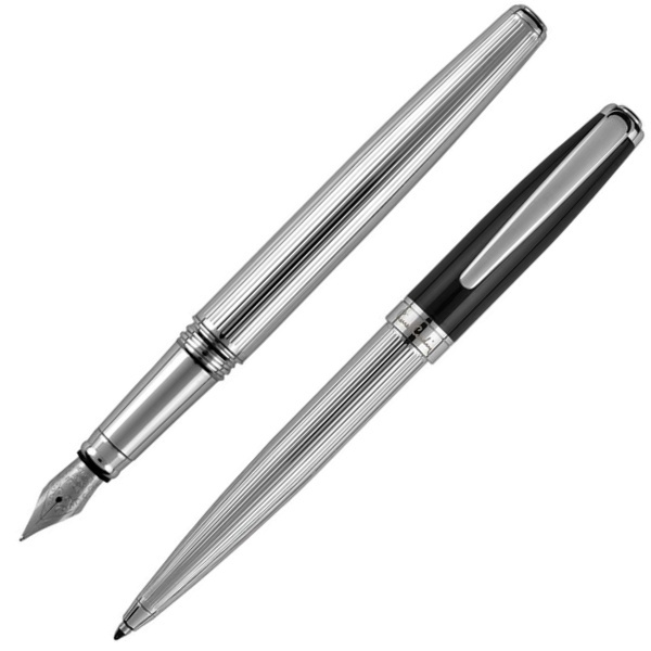 Logo trade promotional items image of: Writing set ballpoint pen & fountain pen CHRISTOPHE Pierre Cardin
