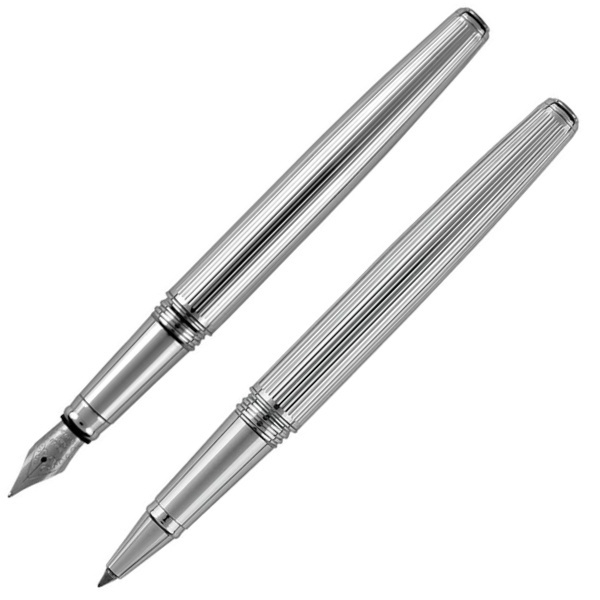 Logotrade corporate gifts photo of: Writing set fountain pen & roller CHRISTOPHE Pierre Cardin