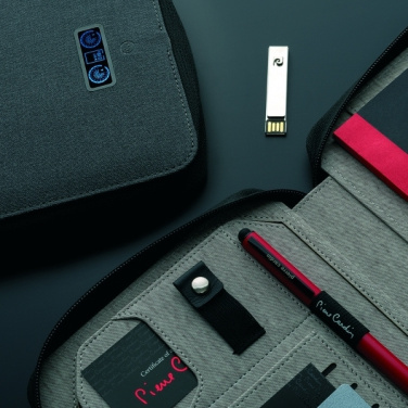 Logo trade promotional item photo of: Folder A5 & power bank 4000 mAh SORBONNE Pierre Cardin