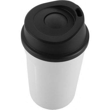 Logo trade corporate gifts picture of: Thermo mug LIARD Schwarzwolf