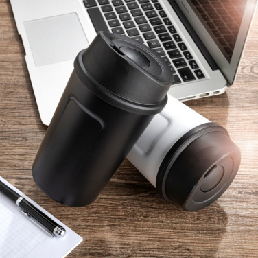 Logo trade advertising products image of: Thermo mug LIARD Schwarzwolf