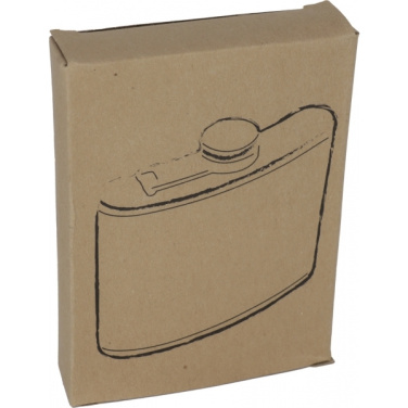 Logo trade corporate gifts picture of: Hip flask HOOGSTRATEN 170 ml