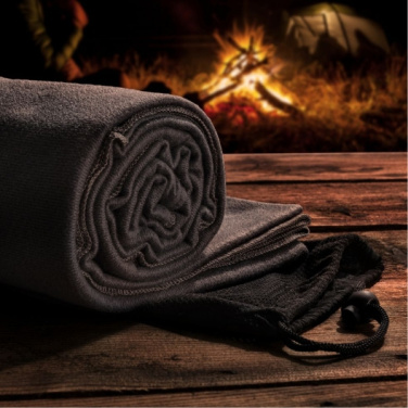 Logo trade promotional items picture of: Blanket BRISA Schwarzwolf