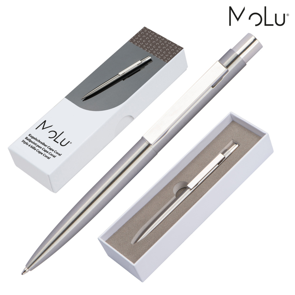 Logotrade advertising product image of: Stainless steel pen CAPE CORAL MoLu