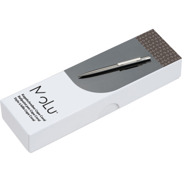Logo trade promotional gift photo of: Stainless steel pen CAPE CORAL MoLu