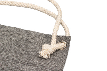 Logo trade promotional giveaway photo of: Recycled cotton bag ADDISON