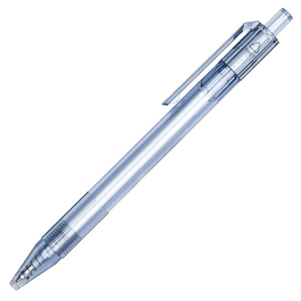 Logotrade promotional item picture of: Transparent ballpen GLASGOW