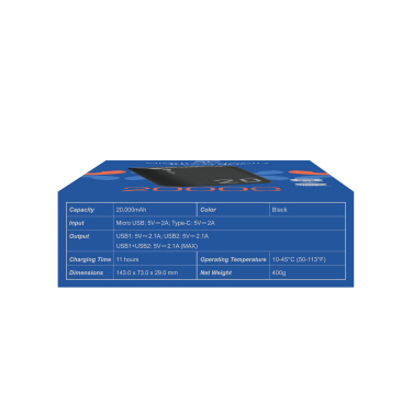 Logotrade business gifts photo of: Power bank Silicon Power GS15 20000 mAh