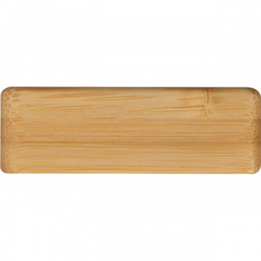 Logo trade advertising products image of: Bamboo smartphone holder SAN SEBASTIAN