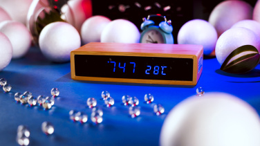 Logotrade promotional gift image of: Desk clock TRONDHEIM